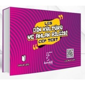 8. Sınıf LGS Din Kültürü ve Ahlak Bilgisi Cep Test Karekök Yayınları