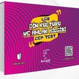 8. Sınıf LGS Din Kültürü ve Ahlak Bilgisi Cep Test Karekök Yayınları