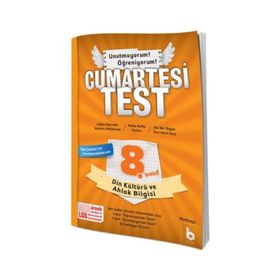8. Sınıf LGS Din Kültürü ve Ahlak Bilgisi Cumartesi Test Basamak Yayınları