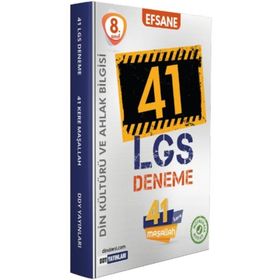 8. Sınıf LGS Din Kültürü Ve Ahlak Bilgisi Efsane Soru Bankası Açı Yayınları