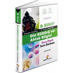 8. Sınıf LGS Din Kültürü ve Ahlak Bilgisi Konu Özetli Soru Bankası Aydın Yayınları