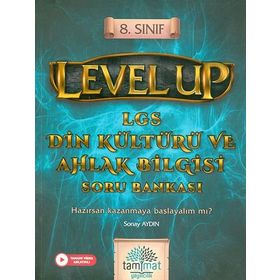 8. Sınıf LGS Din Kültürü ve Ahlak Bilgisi Level Up Soru Bankası-Tammat Yayınları