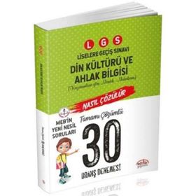 8.Sınıf LGS Din Kültürü ve Ahlak Bilgisi Mantık ve Muhakeme Soruları Nasıl Çözülür Yeşil Kitap - Editör Yayınları