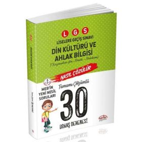 8.Sınıf LGS Din Kültürü ve Ahlak Bilgisi Mantık ve Muhakeme Soruları Nasıl Çözülür Yeşil Kitap - Editör Yayınları