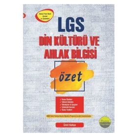 8. Sınıf LGS Din Kültürü ve Ahlak Bilgisi Özet-Pano Yayınları