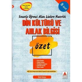 8. Sınıf LGS Din Kültürü ve Ahlak Bilgisi Özet-Pano Yayınları
