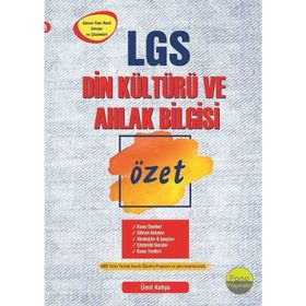 8. Sınıf LGS Din Kültürü ve Ahlak Bilgisi Özet-Pano Yayınları