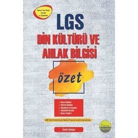 8. Sınıf LGS Din Kültürü ve Ahlak Bilgisi Özet-Pano Yayınları