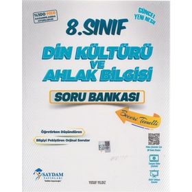 8. Sınıf LGS Din Kültürü ve Ahlak Bilgisi Soru Bankası - Saydam Yayınları