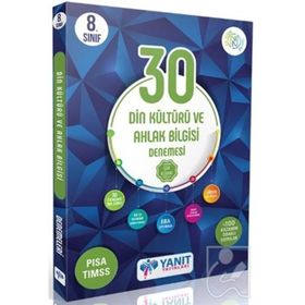 8. Sınıf LGS Din Kültürü ve Ahlak Bilgisi Video Çözümlü 30 Branş Denemesi-Yanıt Yayınları