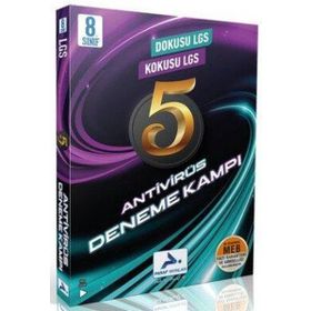 8.Sınıf LGS Dokusu Kokusu LGS Antivirüs 5 Deneme Kampı Paraf Yayınları