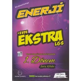 8. Sınıf Lgs Enerji İlk Yarı 1.Dönem Evde Ekstra Soru Kitabı-Palme Yayınları