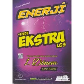 8. Sınıf Lgs Enerji İlk Yarı 1.Dönem Evde Ekstra Soru Kitabı-Palme Yayınları