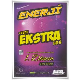 8. Sınıf Lgs Enerji İlk Yarı 1.Dönem Evde Ekstra Soru Kitabı-Palme Yayınları