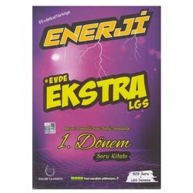 8. Sınıf Lgs Enerji İlk Yarı 1.Dönem Evde Ekstra Soru Kitabı-Palme Yayınları