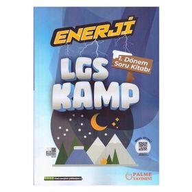 8.Sınıf LGS Enerji Kamp 1.Dönem Soru Kitabı Palme Yayınevi