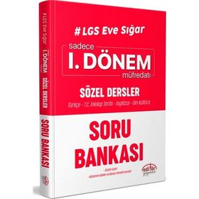 8. Sınıf LGS Eve Sığar Sadece 1. Dönem Sözel Dersler Soru Bankası-Editör Yayınları
