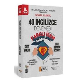 8. Sınıf Lgs Farklı İsem İngilizce 40 Deneme-İsem Yayınları