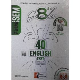 8. Sınıf Lgs Farklı İsem İngilizce 40 Deneme-İsem Yayınları
