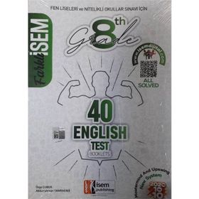 8. Sınıf Lgs Farklı İsem İngilizce 40 Deneme-İsem Yayınları