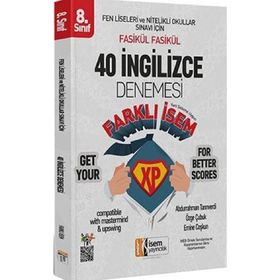 8. Sınıf Lgs Farklı İsem İngilizce 40 Deneme-İsem Yayınları
