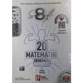 8. Sınıf Lgs Farklı İsem Matematik 20 Deneme-İsem Yayınları