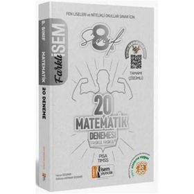 8. Sınıf Lgs Farklı İsem Matematik 20 Deneme-İsem Yayınları