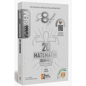 8. Sınıf Lgs Farklı İsem Matematik 20 Deneme-İsem Yayınları