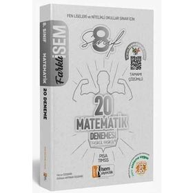 8. Sınıf Lgs Farklı İsem Matematik 20 Deneme-İsem Yayınları