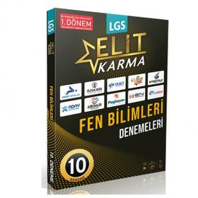 8. Sınıf LGS Fen Bilimleri 1. Dönem Elit Karma 10'lu Deneme - Paraf Yayınları