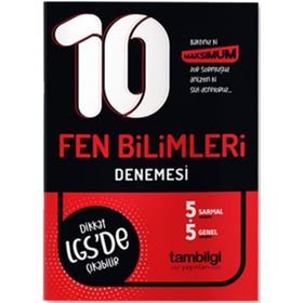 8. Sınıf LGS Fen Bilimleri 10 lu Branş Denemesi-Tambilgi Yayınları