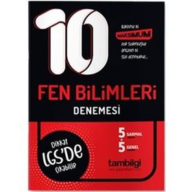8. Sınıf LGS Fen Bilimleri 10 lu Branş Denemesi-Tambilgi Yayınları
