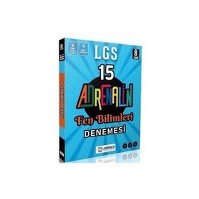 8. Sınıf LGS Fen Bilimleri 15 Branş Denemesi - Adrenalin Yayınları