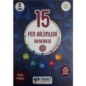 8. Sınıf Lgs Fen Bilimleri 15 Çözümlü Föy Deneme-Yanıt Yayınları