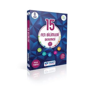 8. Sınıf Lgs Fen Bilimleri 15 Çözümlü Föy Deneme-Yanıt Yayınları