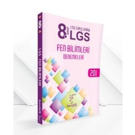 8. Sınıf LGS Fen Bilimleri 20 Deneme Karekök Yayınları