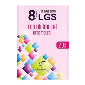8. Sınıf LGS Fen Bilimleri 20 Deneme Karekök Yayınları