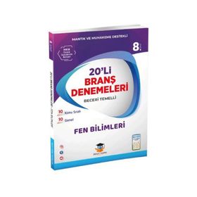 8. Sınıf LGS Fen Bilimleri 20'li Branş Denemeleri Zeka Küpü Yayınları