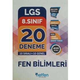 8. Sınıf Lgs Fen Bilimleri 20'li Deneme-Netfen Yayınları