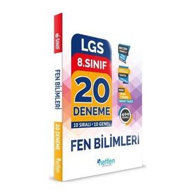 8. Sınıf Lgs Fen Bilimleri 20'li Deneme-Netfen Yayınları
