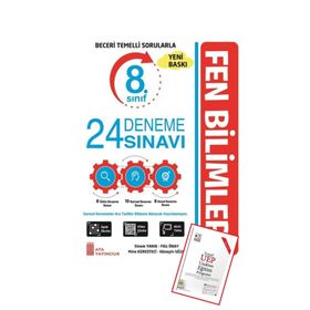 8. Sınıf LGS Fen Bilimleri 24 Deneme Sınavı - Ata Yayınları