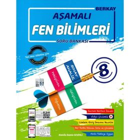 8. Sınıf LGS Fen Bilimleri Aşamalı Soru Bankası Berkay Yayıncılık