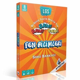 8. Sınıf LGS Fen Bilimleri Bam Bam Bam Soru Bankası-Strateji Yayınları