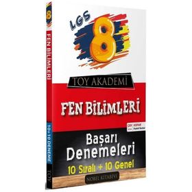 8. Sınıf LGS Fen Bilimleri Başarı Denemeleri-Toy Akademi Yayınları