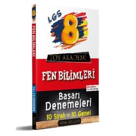 8. Sınıf LGS Fen Bilimleri Başarı Denemeleri-Toy Akademi Yayınları