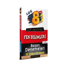 8. Sınıf LGS Fen Bilimleri Başarı Denemeleri-Toy Akademi Yayınları