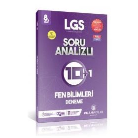 8. Sınıf Lgs Fen Bilimleri Çek Kopartlı Soru Analizli 10+1 Deneme-Puan Yayınları
