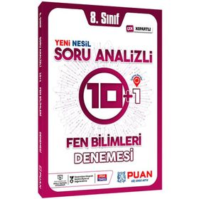 8. Sınıf Lgs Fen Bilimleri Çek Kopartlı Soru Analizli 10+1 Deneme-Puan Yayınları
