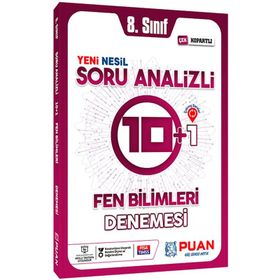 8. Sınıf Lgs Fen Bilimleri Çek Kopartlı Soru Analizli 10+1 Deneme-Puan Yayınları