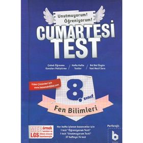8. Sınıf LGS Fen Bilimleri Cumartesi Test Basamak Yayınları
